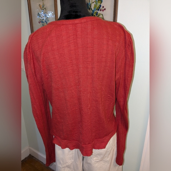 Anthropologie Pilcro Rust Button-Up Women's Top - Picture 2 of 3